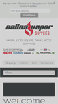 Mobile Screenshot of dallasvaporsupplies.com